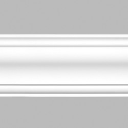 Плинтус потолочный гладкий DECOMASTER 96625A (85*84*2400мм)