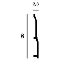 Плинтус Перфект Плюс P175